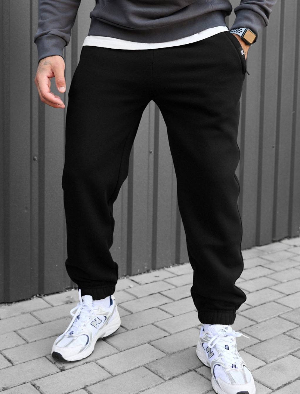 Pantaloni de trening Staff dexo black fleece