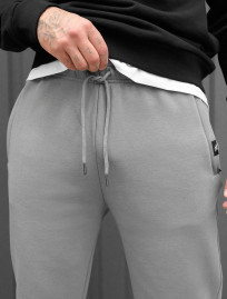 Pantaloni de trening Staff dexo gray fleece
