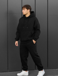 Costum de trening Staff ace black oversize fleece