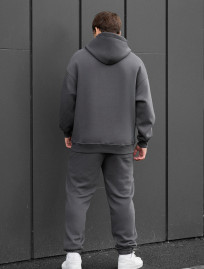 Costum de trening Staff ace dark gray oversize fleece