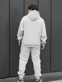 Costum de trening Staff ace light gray oversize fleece