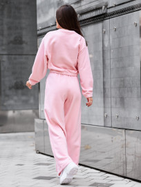 Costum de trening de damă Staff mon pink fleece