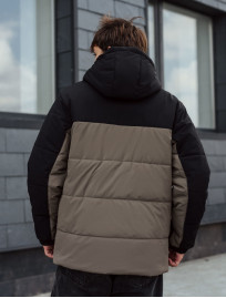 Geacă de iarnă Staff pl khaki & black