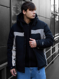 Geacă de iarnă Staff vi black reflective