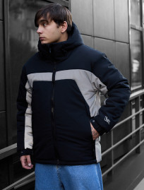 Geacă de iarnă Staff vi black reflective