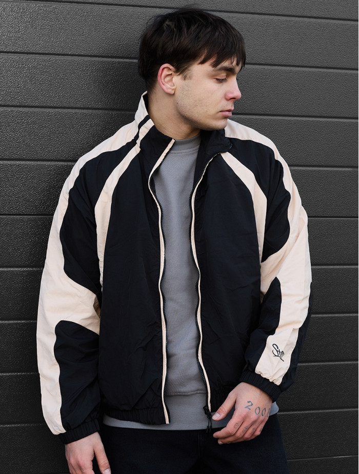 Jachetă Staff tepy black & milk