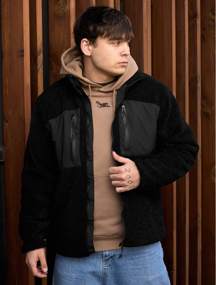 Jachetă de blană Staff zelm black