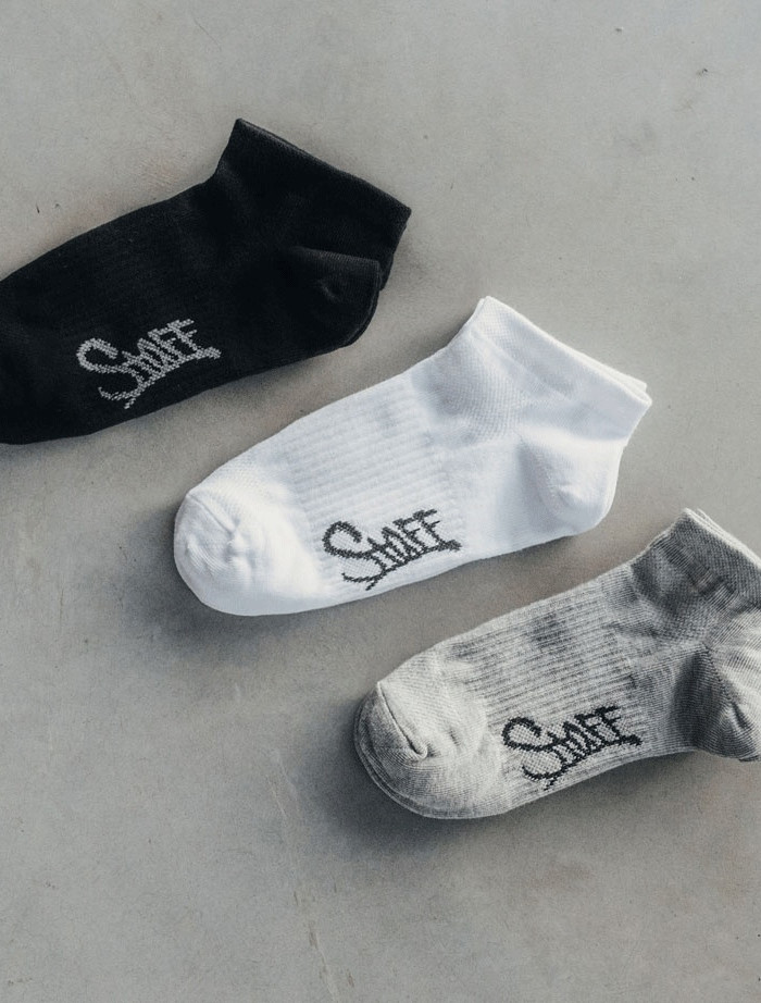 Șosete de damă Staff color block (trei perechi)