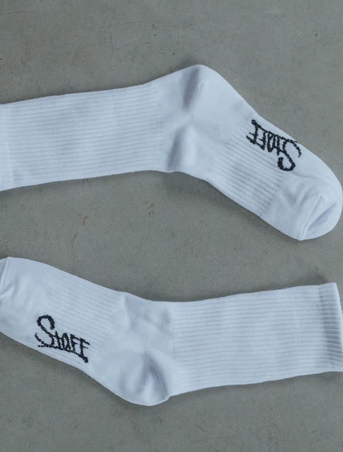 Șosete de damă Staff all white
