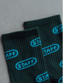 Șosete Staff logo dark green