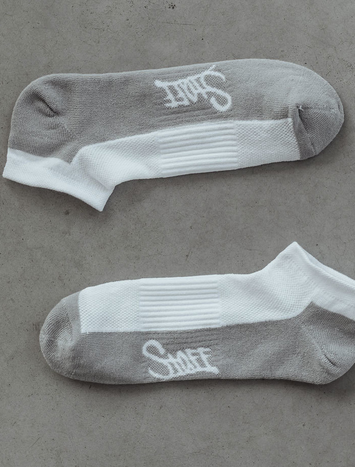 Șosete Staff gray & white