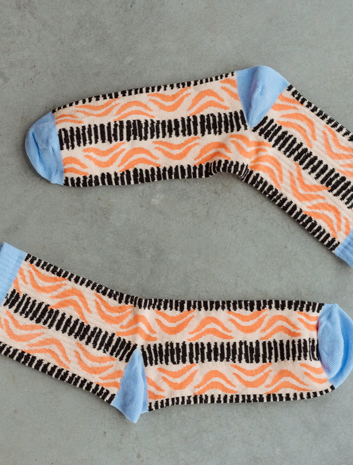 Șosete Staff beige & blue