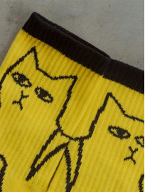 Șosete Staff black & yellow cats