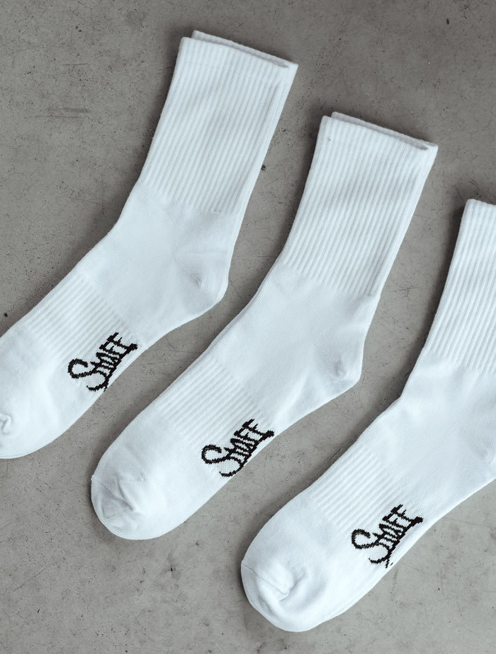 Șosete Staff white (trei perechi) 43-46