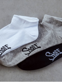 Șosete Staff gray/black/white (trei perechi) m. 43-46