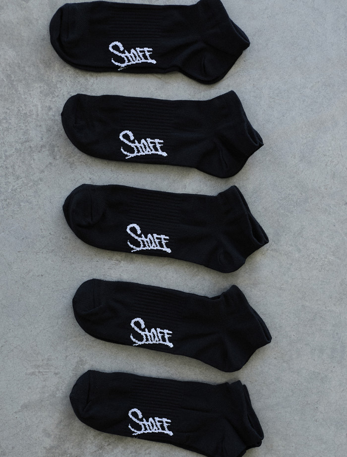 Șosete Staff black 5 perechi short (m. 39-42)