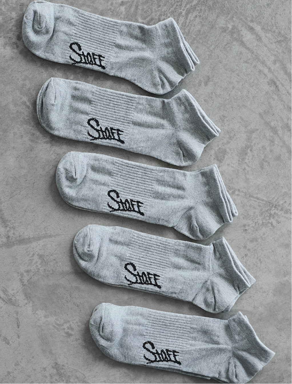 Șosete Staff gray 5 perechi short (m.43-46)