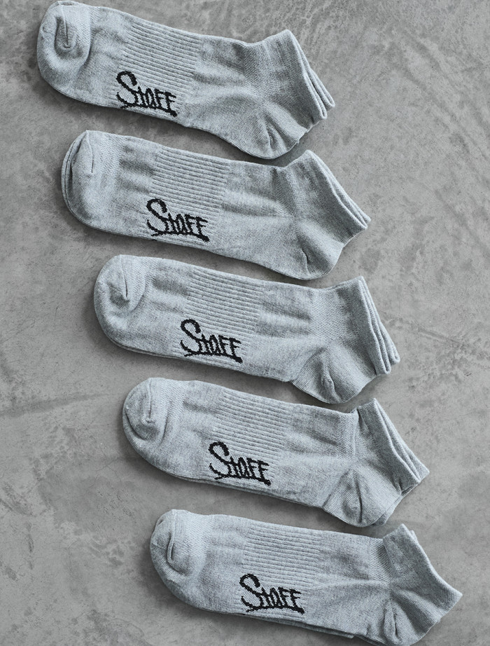 Șosete Staff gray 5 perechi short (m.43-46)
