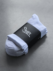 Șosete Staff white 5 perechi long (m.43-46)