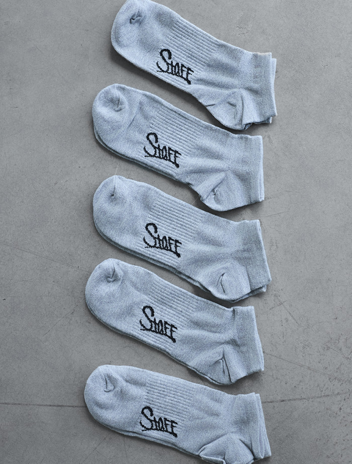 Șosete Staff gray 5 perechi short (m.39-42)