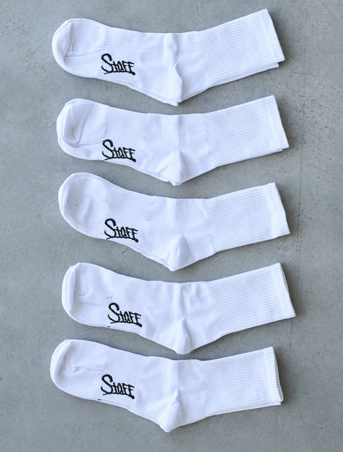 Șosete Staff white 5 perechi long (m.39-42)