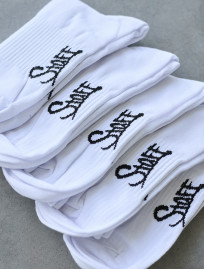 Șosete Staff white 5 perechi long (m.39-42)