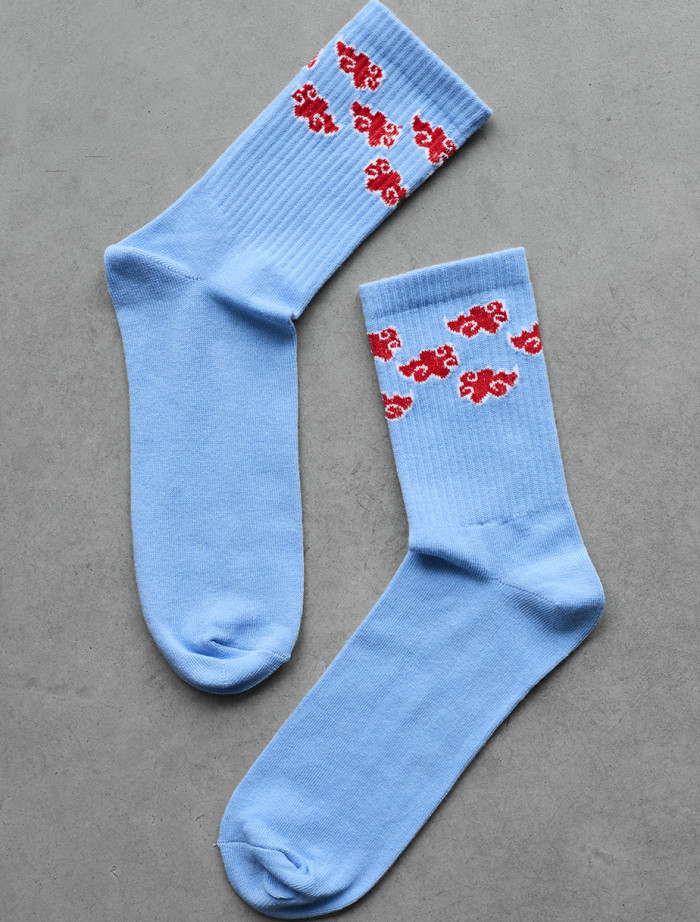 Șosete Staff red clouds