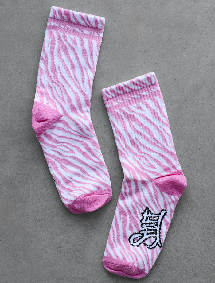 Șosete de damă Staff pink & white