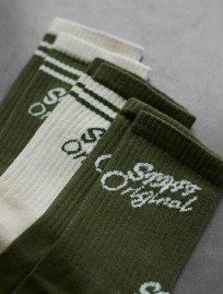 Șosete Staff light beige & khaki original (trei perechi)