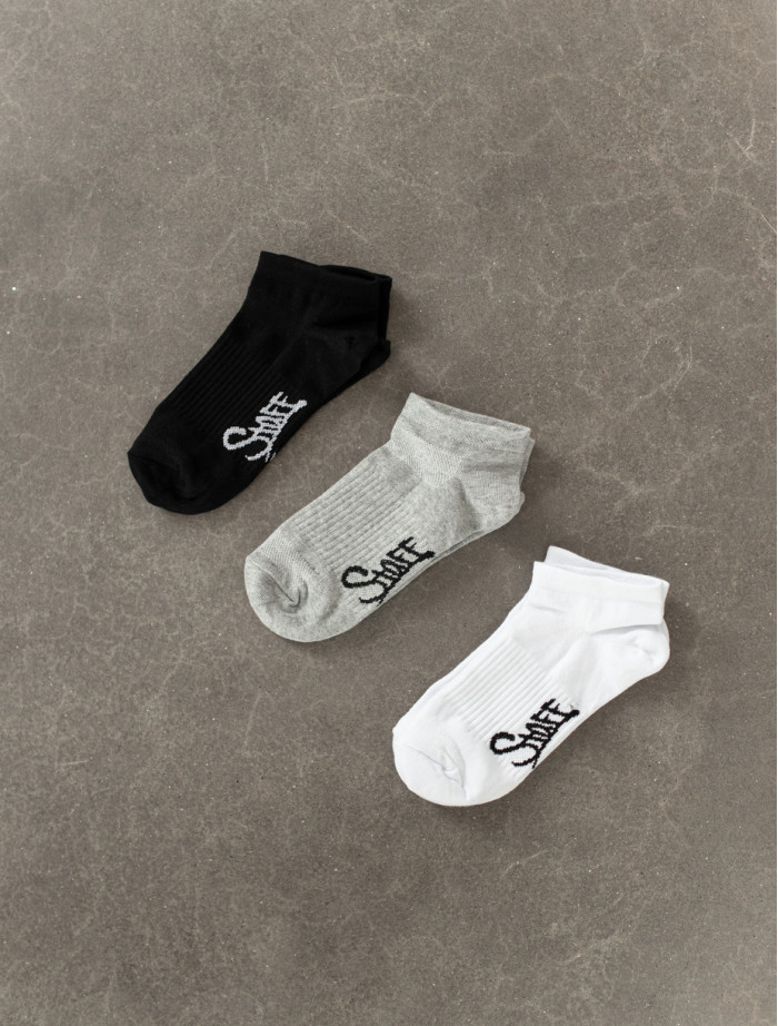 Șosete de damă Staff white/black/gray 36-39 (trei perechi)