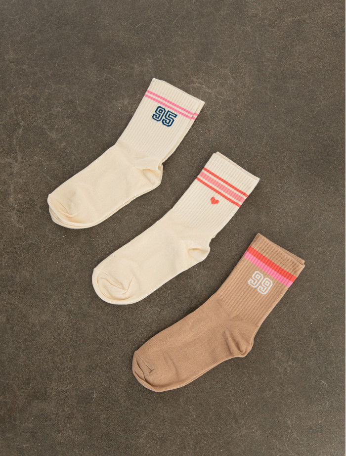 Șosete de damă Staff mix beige (36-39) (trei perechi)