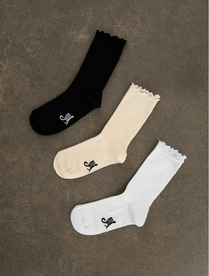 Șosete de damă Staff mix logo (36-39)  (trei perechi)