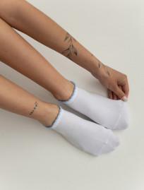 Șosete de damă Staff white mix (trei perechi)