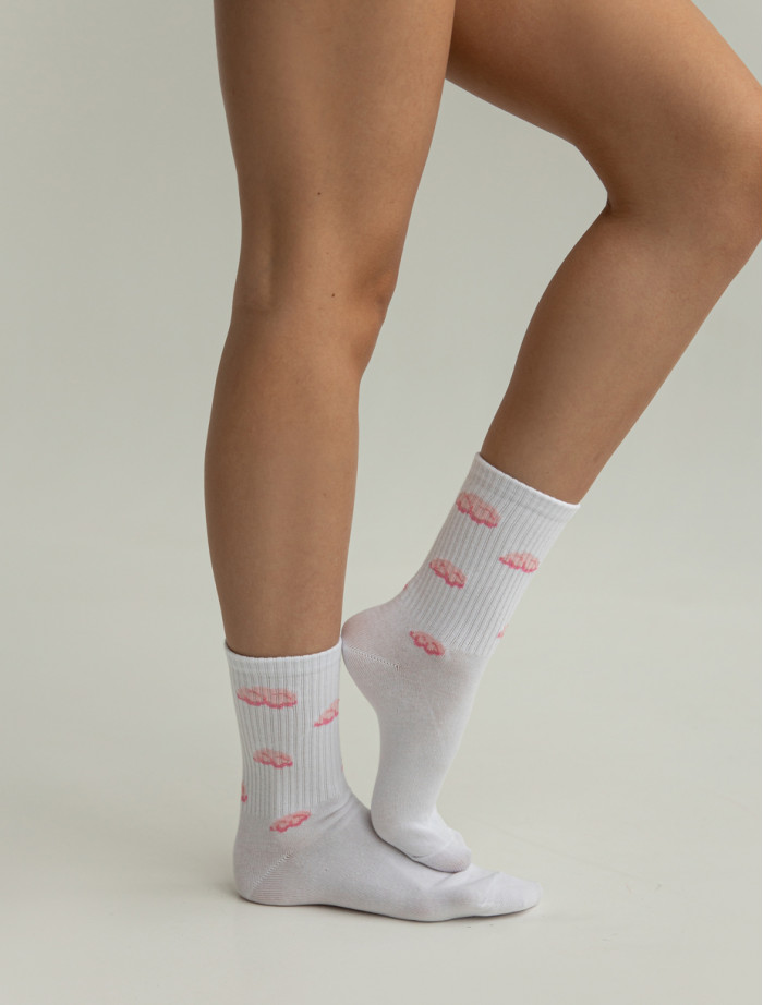 Șosete de damă Staff pink cloud