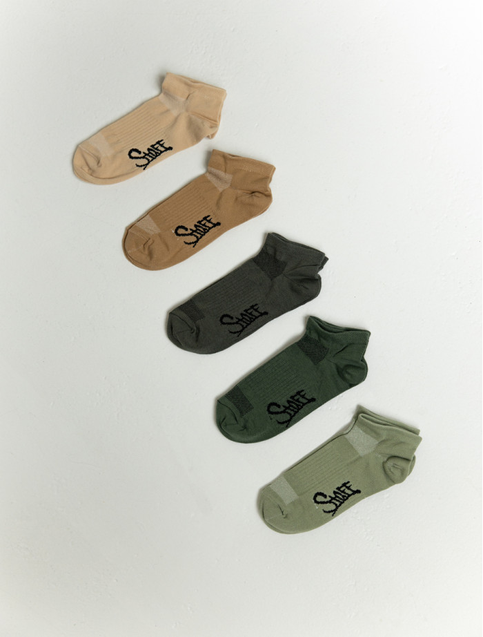  Șosete de damă Staff khaki (cinci perechi)