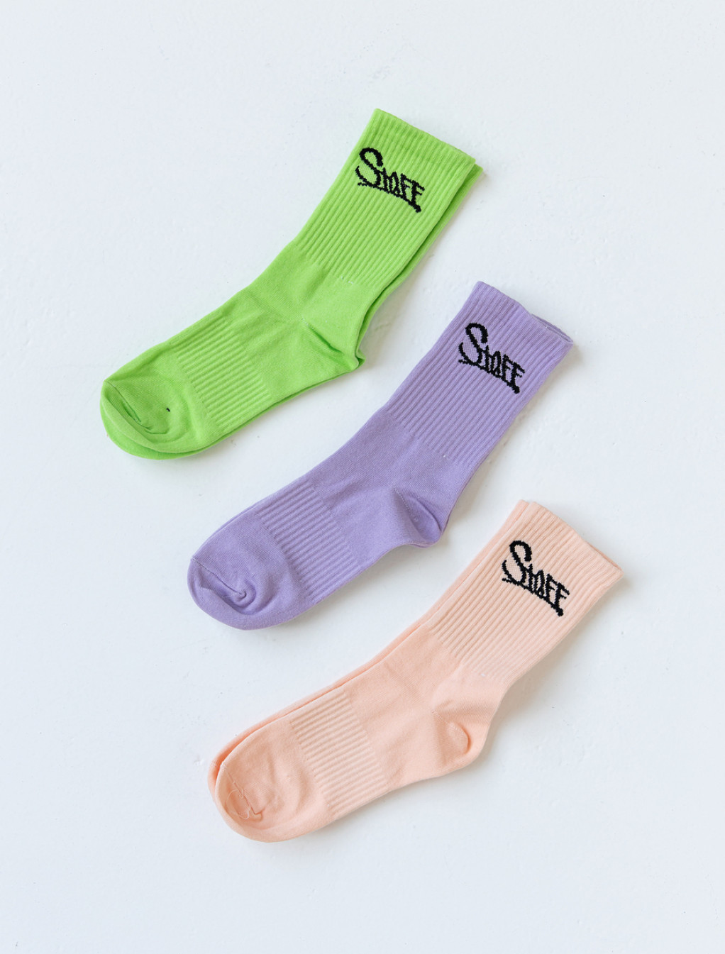 Șosete de damă Staff color block (m.36-40) (trei perechi)