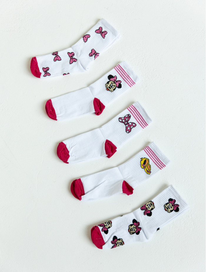 Șosete de damă Staff bows (r.36-40) (cinci perechi)