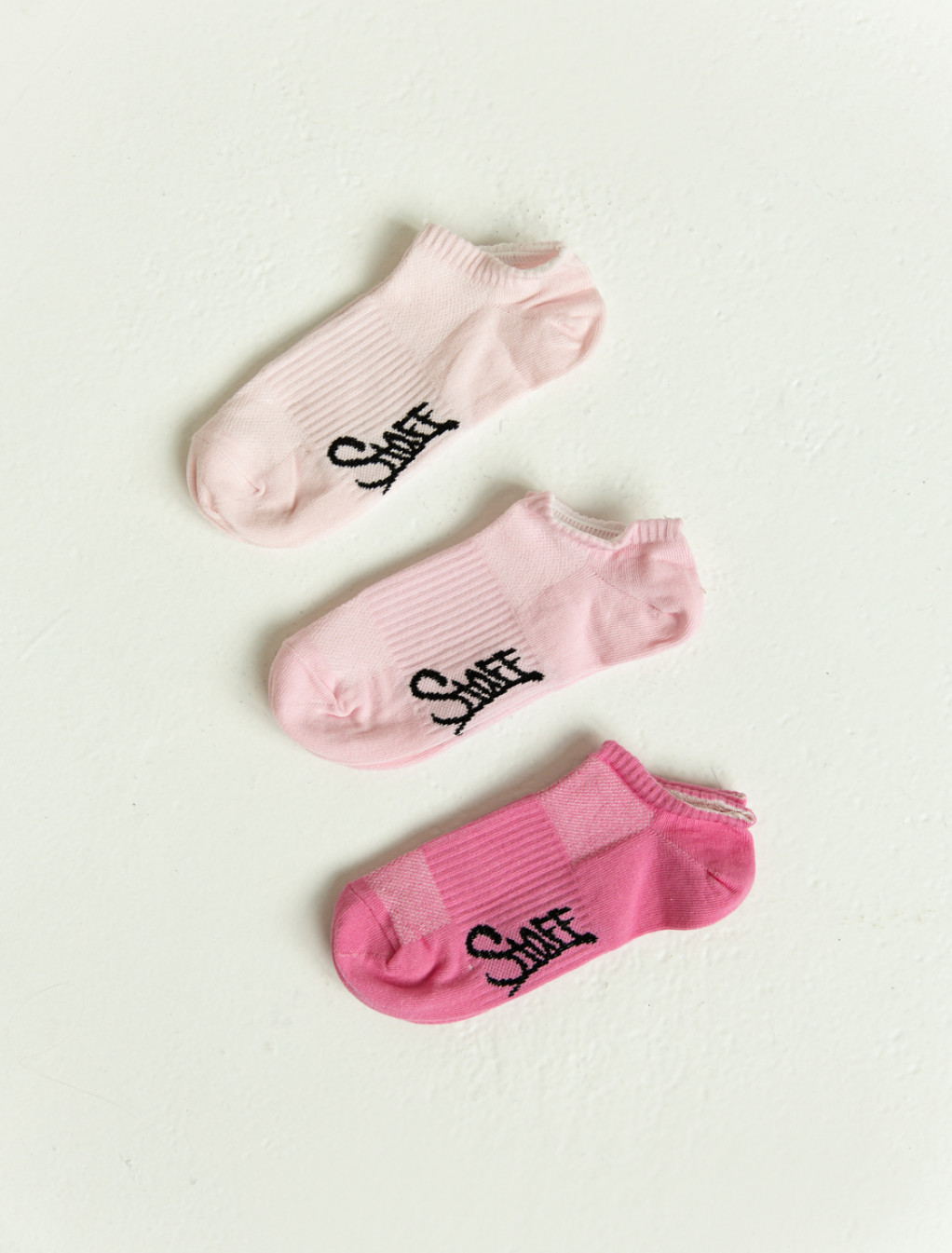 Șosete de damă Staff pink logo (r.36-40) (trei perechi)