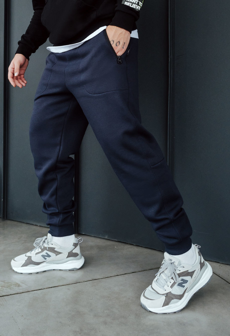 Pantaloni de trening Staff ch navy fleece