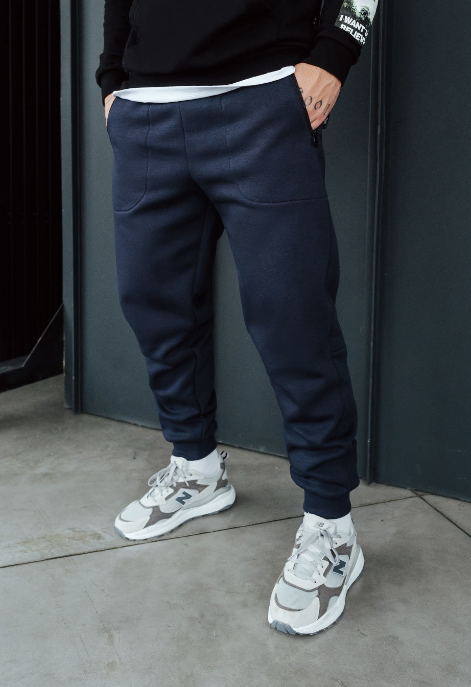 Pantaloni de trening Staff ch navy fleece