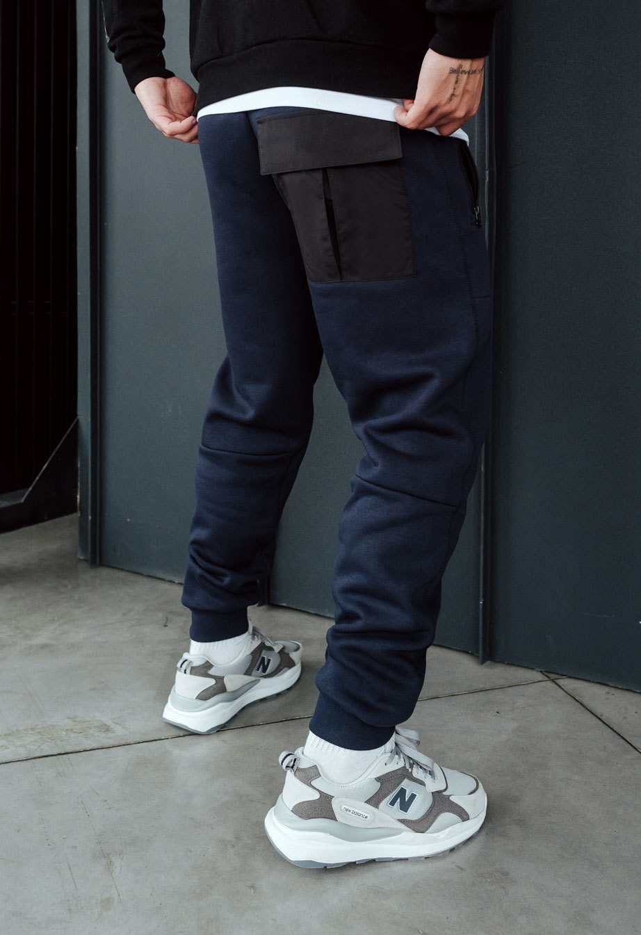 Pantaloni de trening Staff ch navy fleece