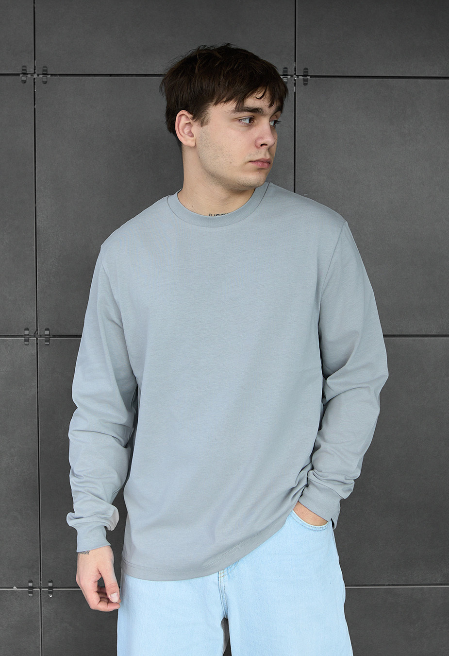 Bluză Staff gray oversize