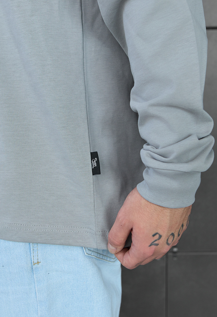 Bluză Staff gray oversize
