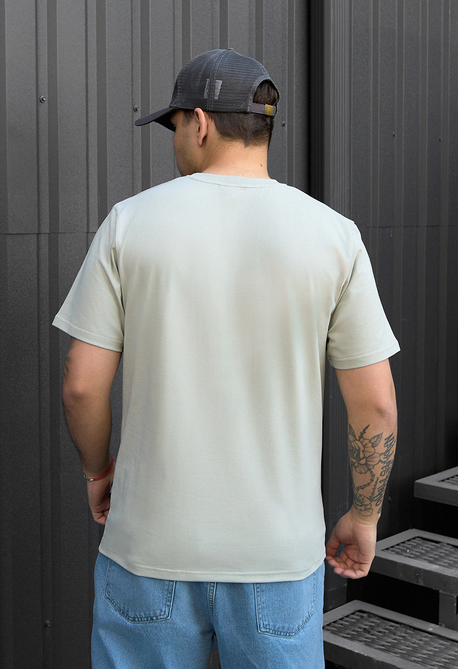 Tricou Staff light gray
