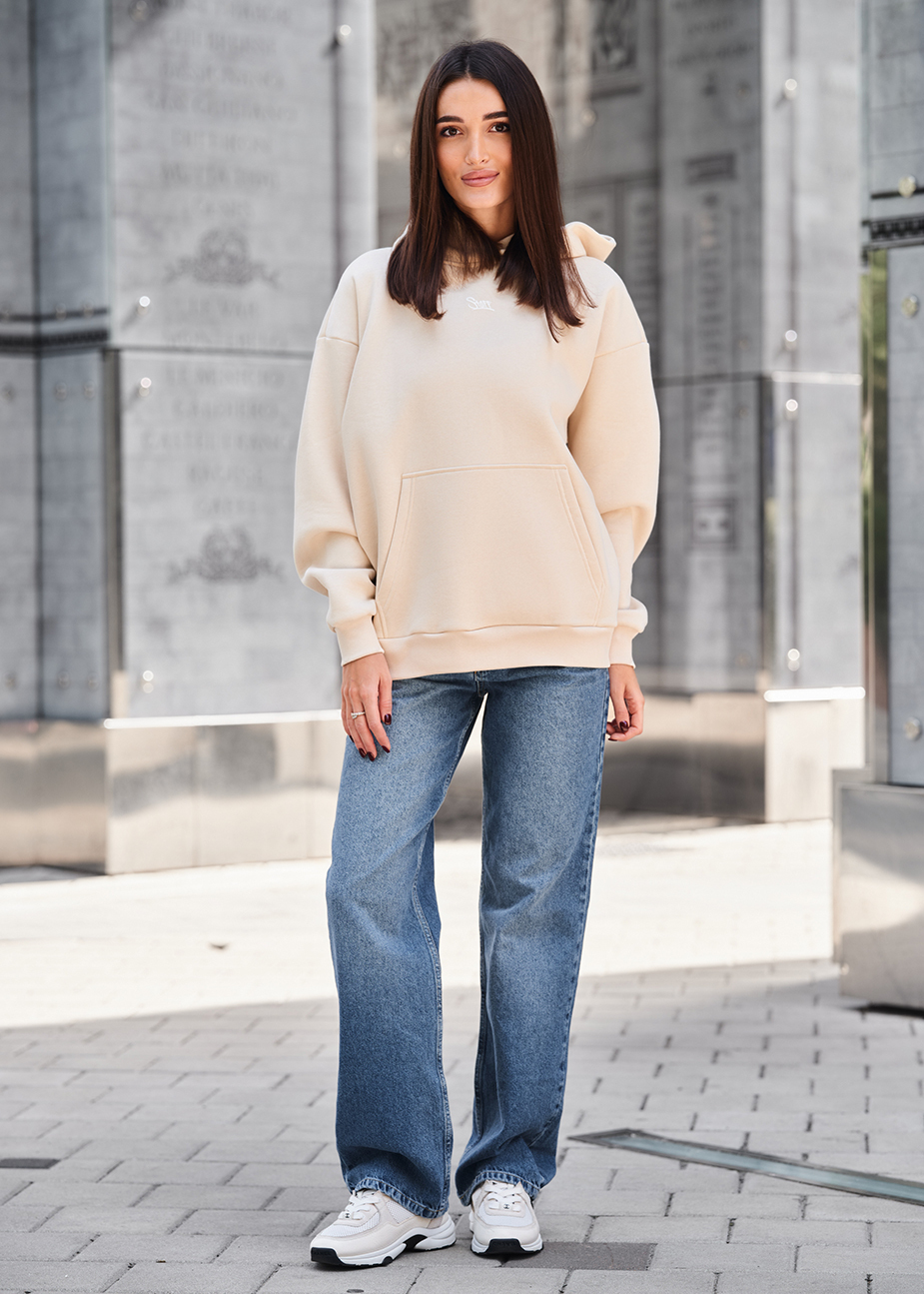 Hanorac de damă Staff kvi oversize fleece