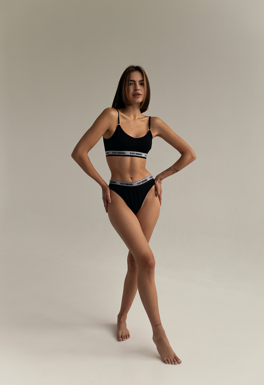 Sutien damă Staff nak logo black