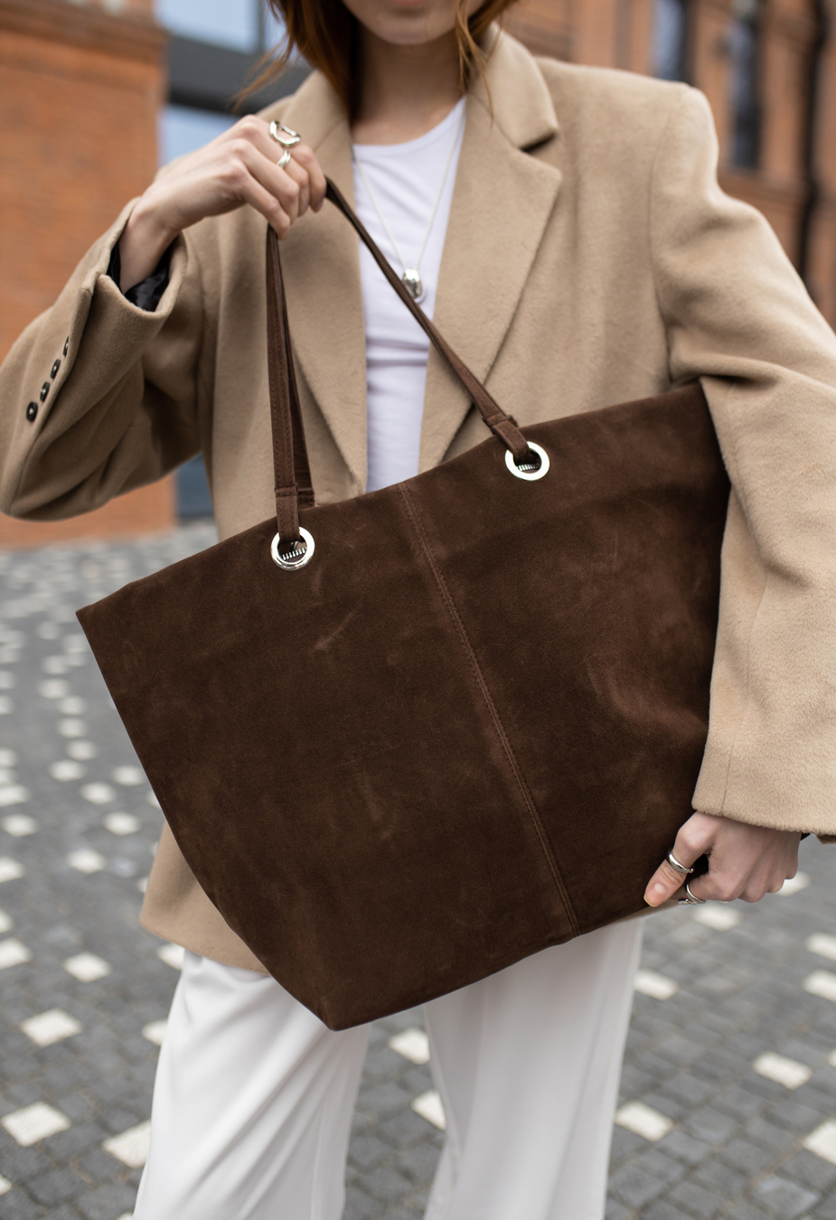 Geantă de damă Staff 04 brown