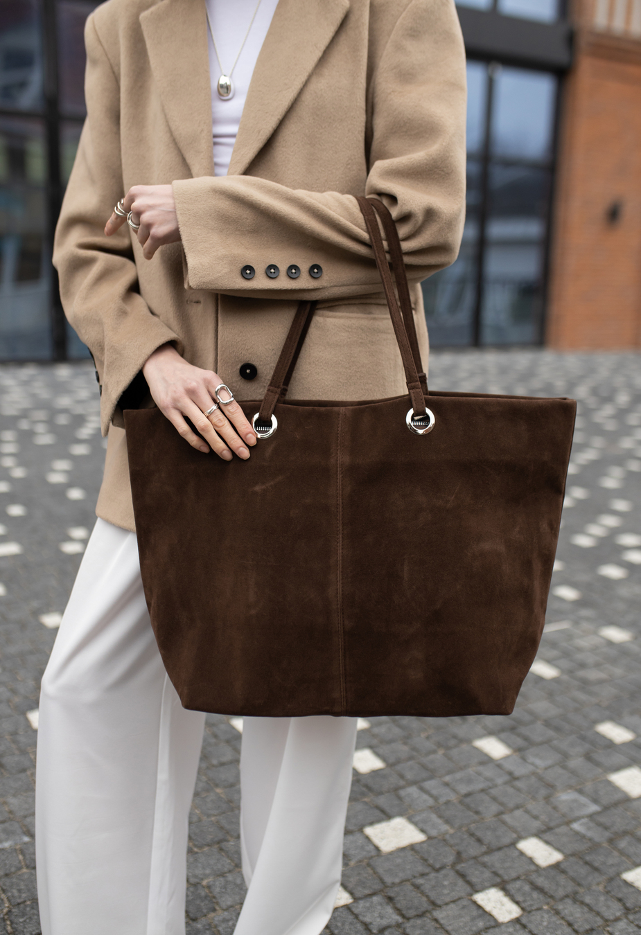 Geantă de damă Staff 04 brown