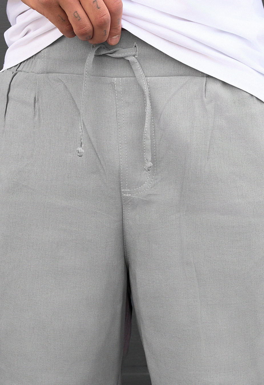 Pantaloni chinos scurți Staff wi light gray