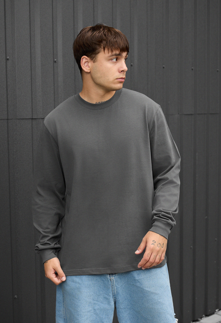Bluză Staff gray oversize